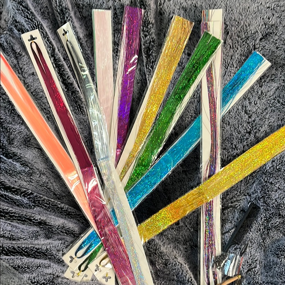 Colorful Tinsel Party Decorations
